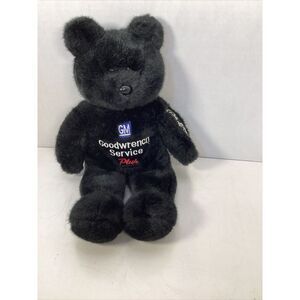 Dale Earnhardt Gold'n Bears 14" Black Teddy Bear Collectable